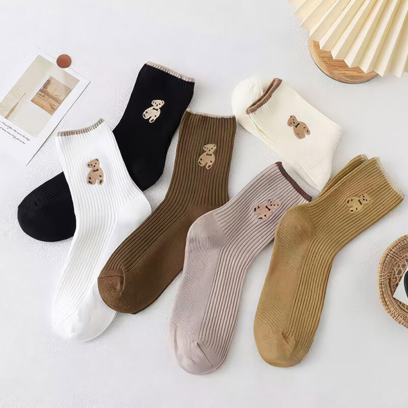 

Bear-neck socks 10 pairs of bare-knit socks [NF004]