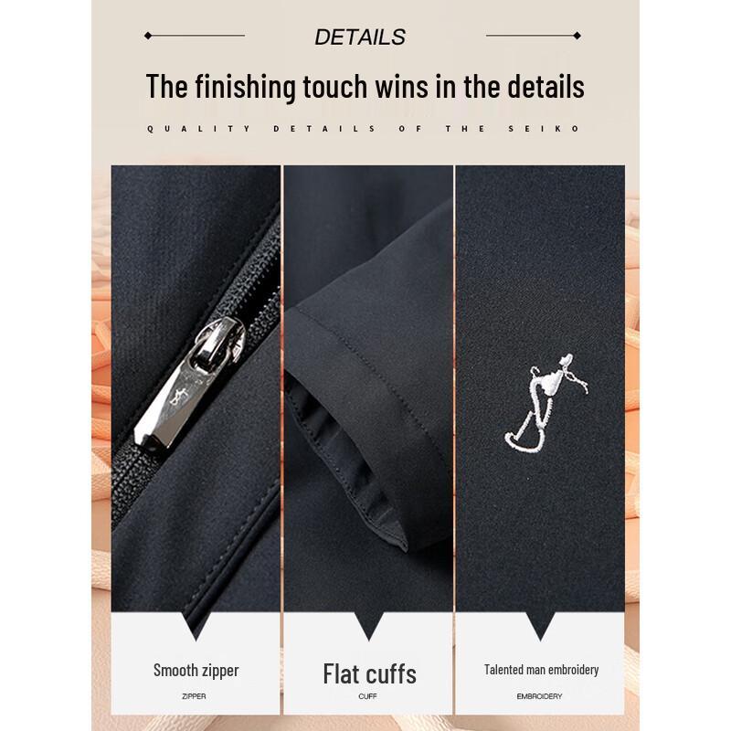 Men's Spring/Autumn Detachable Hooded Jacket