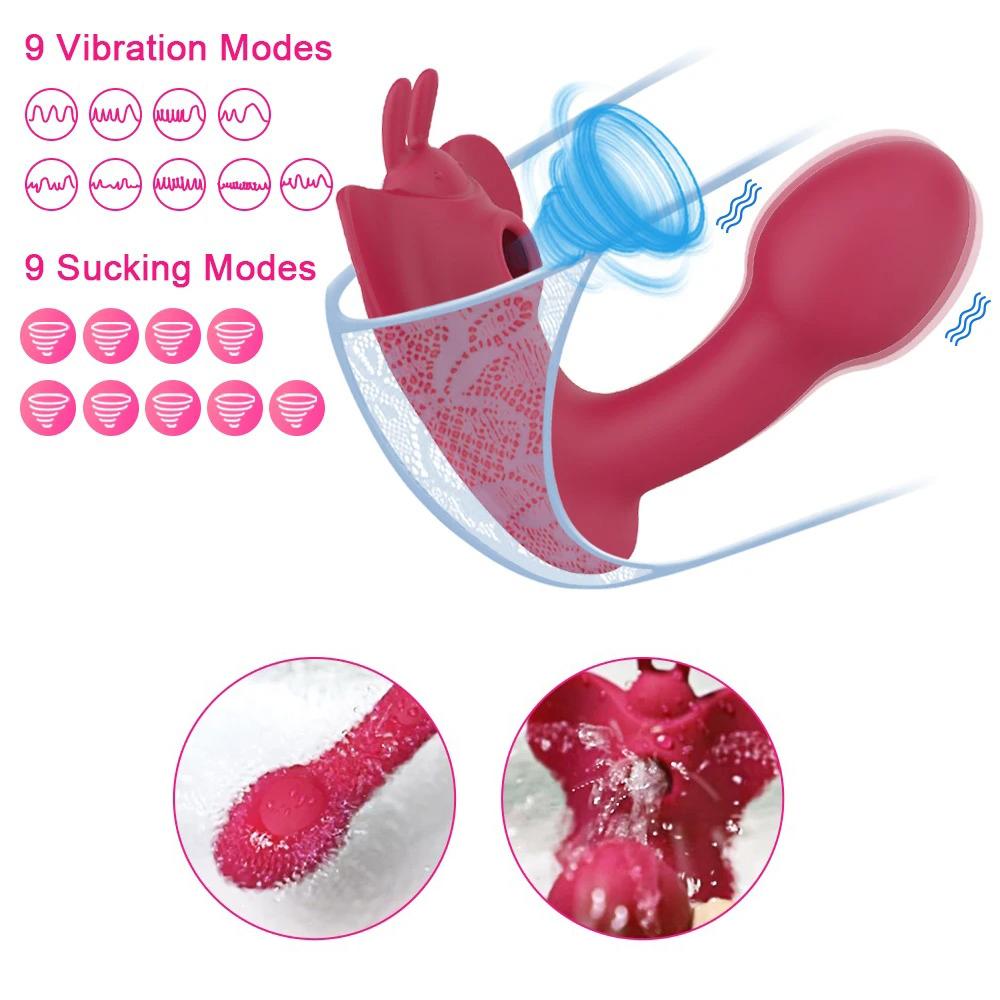 G Spot Sucking Dildo Vibrator Clit Sucker Clitoris Stimulator Female Masturbation Vibrators Sex Toys for Women 18+