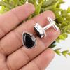 Black Onyx Gemstone Cufflink 925 Sterling Silver Handmade Jewelry Wedding Gift CL-5-18