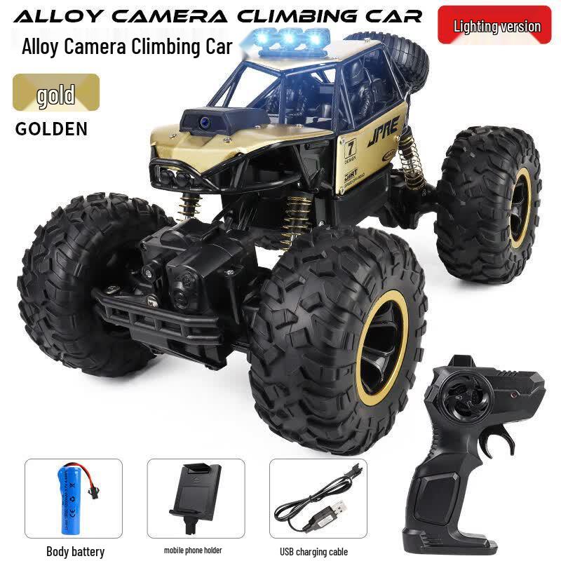 Zhixin Yuncai RC Off-Road Vehicle with 8K Camera, LED & App Control