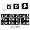 Christmas Tile Decoration Stickers Kitchen Oil-Proof Stickers Bathroom Bedroom Renovation Wall Stickers European Style Self-Adhesive Wall Paper