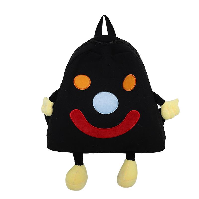 Schoolbag Japanese cute cartoon small schoolbag soft girl girl student canvas backpack female Korean version ugly cute travel backpack