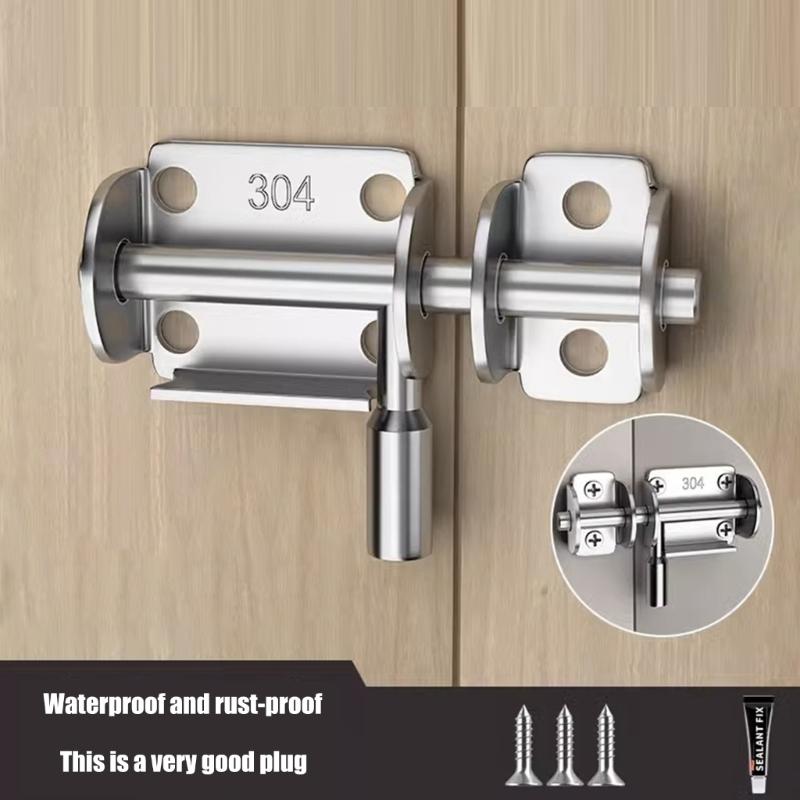 Corrosion Resistant 304 Stainless Steel Mount Bolt Door Latches Weatherproof For Gate Cabinets Window