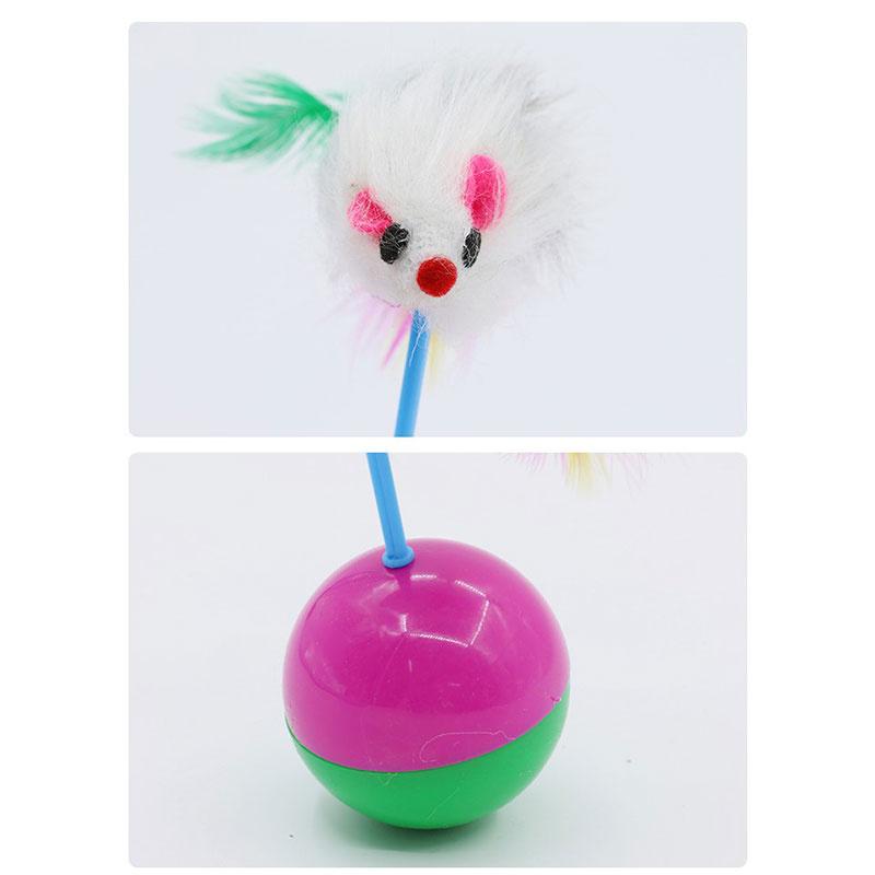 Tumbler Maus Katzenspielzeug Haustierspielzeug Roly Poly Spielzeug