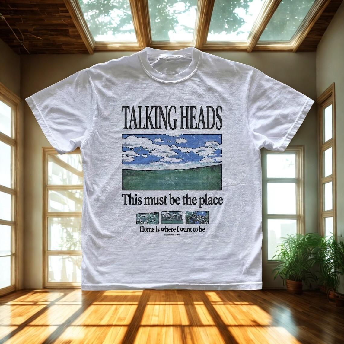 Rare Talking Heads This Must Be The Place Collection S-5XL Tee K7.193 S разноцветный