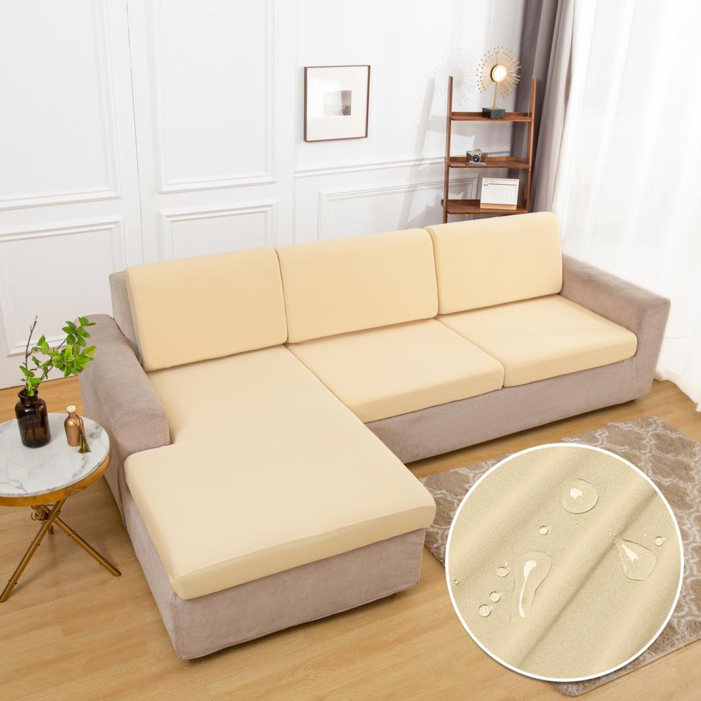 100% Waterproof Sofa Cushion Cover Elastic Protector Sofa Covers Pets Kids For Home Cheap Sofas Slipcover Case With Random