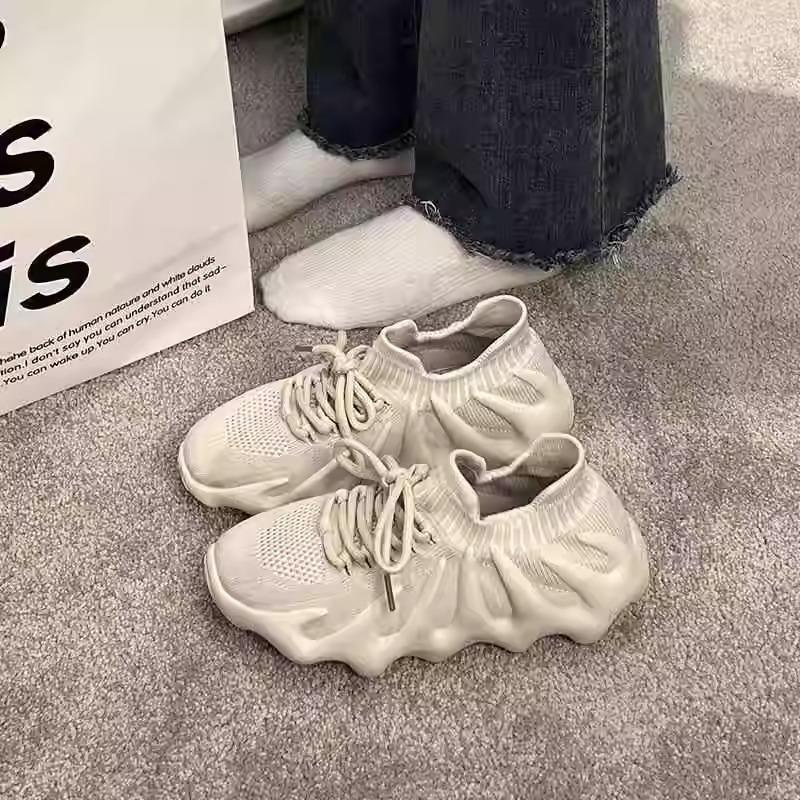 Coconut men's shoes summer 2025 new breathable fly-woven mesh shoes versatile couple sports octopus casual shoes women