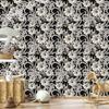 Optical and Flower Wallpaper with 3D Effect for Living Room and Bedroom 50x1000