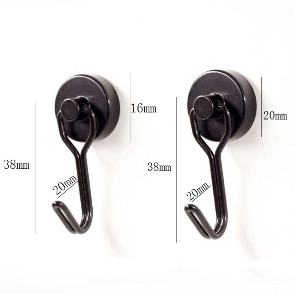 Non-trace Magnetic Hook Strong Magnetic Storage Hook Mini Key Hanger  Wall Hanging
