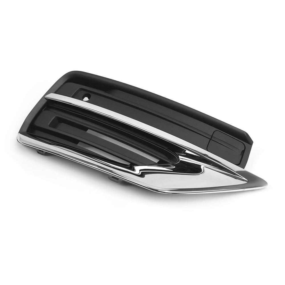 Right Front Lower Bumper Grilles ABS Fog Lamp Grille Replacement for Volvo XC90 2020- ONWARDS FACELI