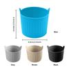 1/4PCS Reusable Silicone Air Fryer Liners and Baking Cups Accessories for Eggs Cakes Meatballs Non-Stick Kitchen Baking Tools