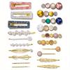 28pcs/set Acetate Hair Clip Faux Pearl Barrette Hair Clip Snap Clip BB Clip Set Women's Hair Accessories