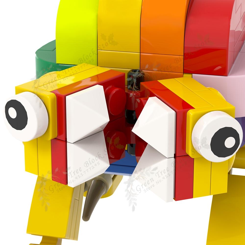 Horror Game Series Pianosaurus Yarnaby Cat Backrooms MOC Creative Banban Monster Building Block Model DIY Bricks Kids Gifts Toys