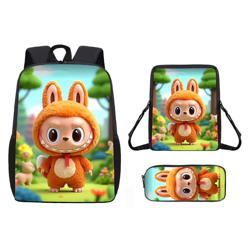 Anime Shoulder Cartoon Bag Pencil Case School Backpack For Children