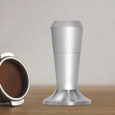 Kaffeebohnenpresse Mahl-Tamper, Werkzeug mit flacher Basis, Espresso Hand Edelstahl