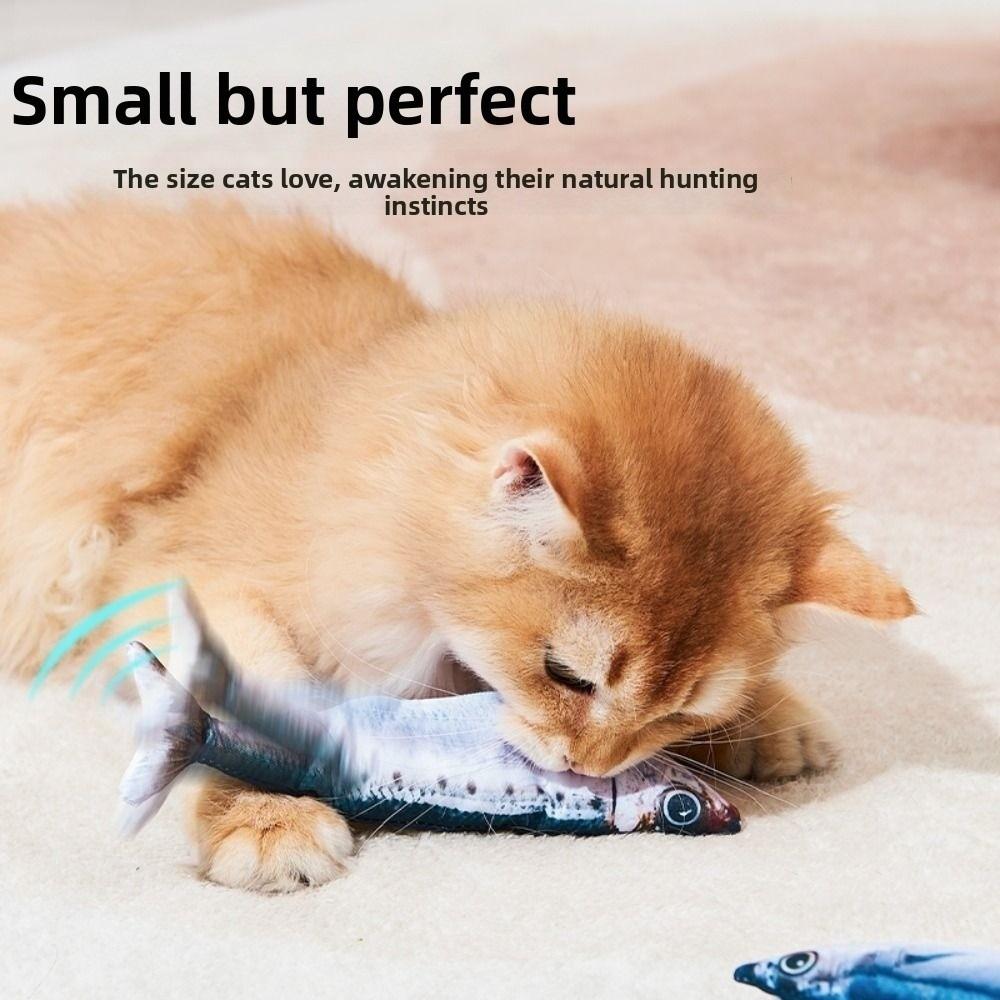 Relieve Boredom Interactive Cat Toy Type-C Charging Electric Cat Catnip Toy Pet Supplies