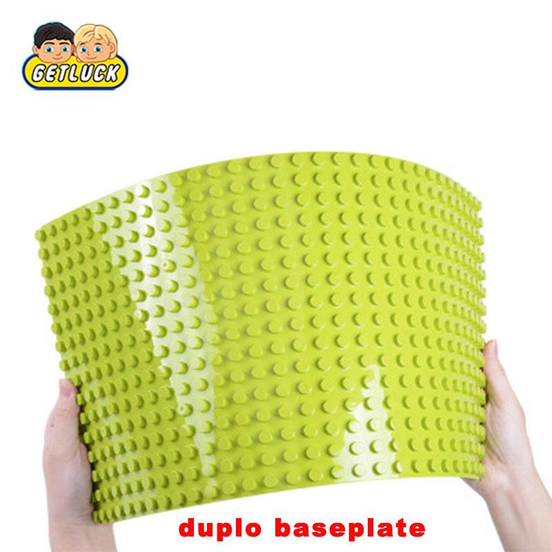 404 Dot Large Size  Baseplate Brick Big Size Plate Building Block Floor Accessories Leduo Particle Compatible Big Animal