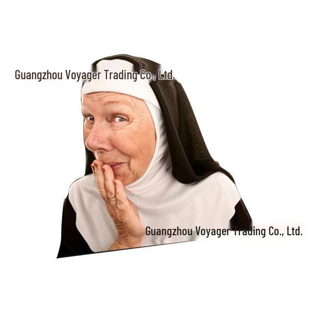 3D Funny Celebrity Rear Window Car Sticker: Queen Elizabeth & Pope Francis Illusion