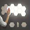 Hexagonal Touch LED Wall Light - Neutral White Night Light 6-Pack