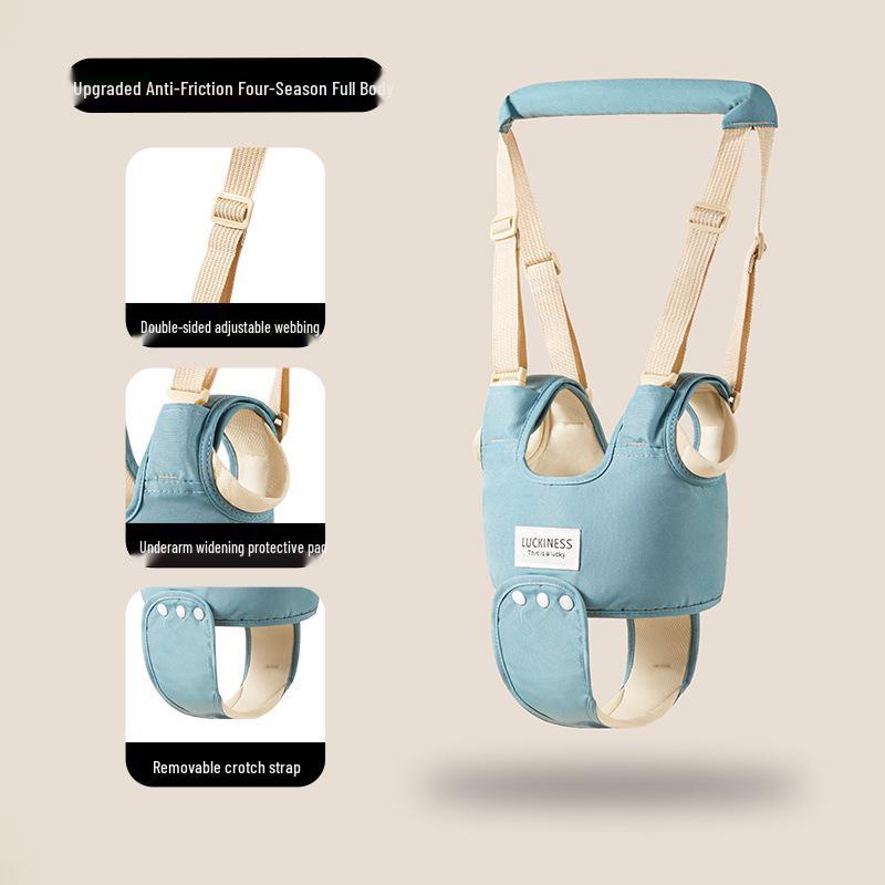 

Детский страховочный поводок: Многофункциональная, дышащая, защищающая от натирания, противоударная, обучающая и защищающая от потери страховочная шлейка для младенцев.