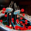 Pearl Ancient Hair Stick Chinese Style New Year Headdress Retro Tang Dynasty Hairpin  Jewelry