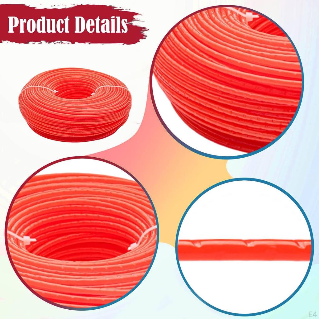 Trimmer Line Efficient Versatile Accessory Universal Mower Replacement Cable 3mm