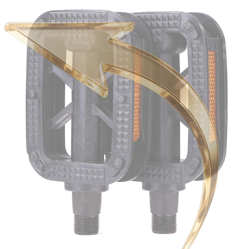 Mountain Bicycle Flat Pedal Anti-Skid Lightweight Platform Pedal Plastic Bicycle Pedals MTB Bicycle Flat Pedals for MTB Bike China Mainland