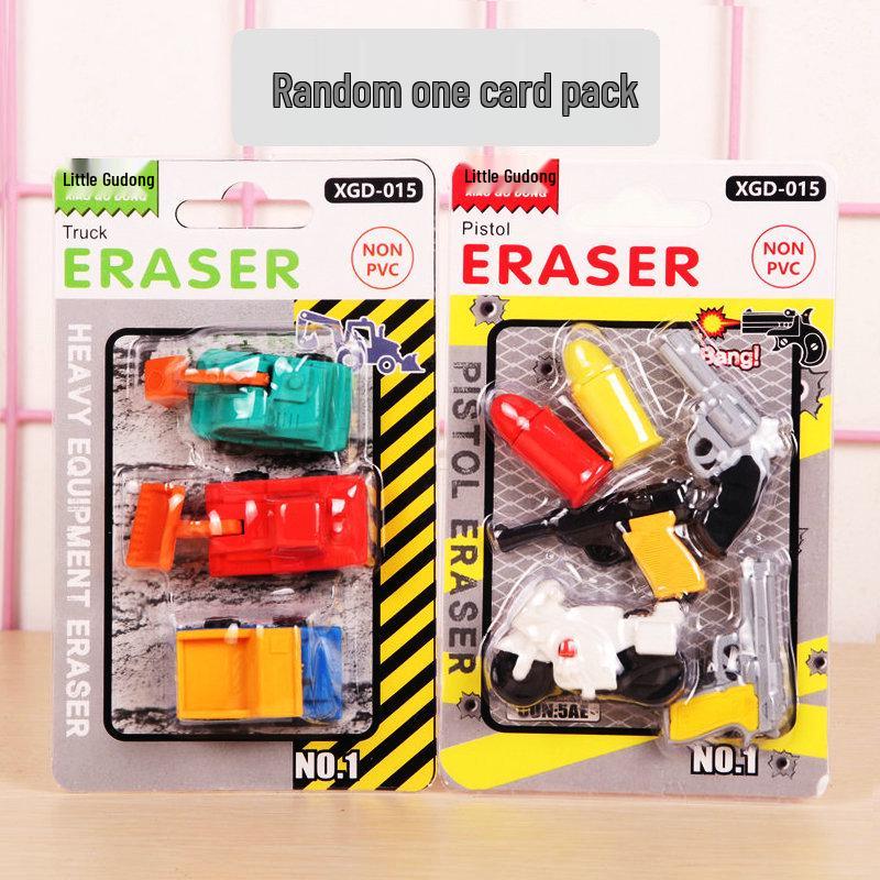 Adorable Cartoon Mini Eraser Set for Students – Perfect Back-to-School Gift