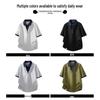 :CHOCOOLATEit Men's Faux Two-Piece Half-Zip Polo Shirt