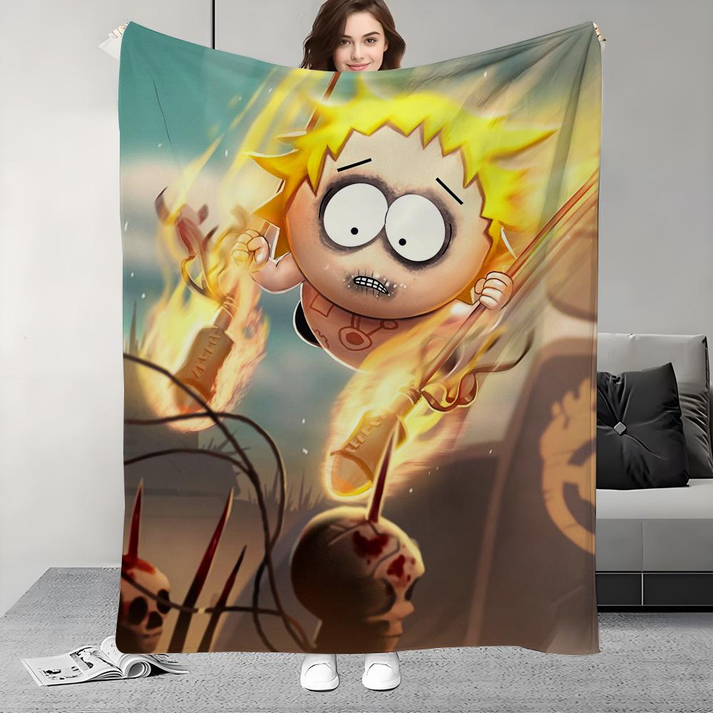 Cartoon S-South Süß P-Park Decke Design Leicht Für Wohnheime, Nickerchen, Wohnzimmer, Büro, Sofa, Ganzjahres