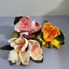 Real Touch Simulated Flowers 4 Heads Fake Orchid Lifelike Artificial Magnolia  Home Decor