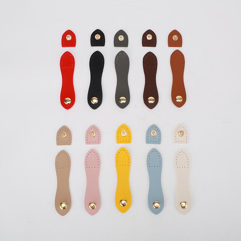 Multicolor Leather Gourd Buckle for DIY Handbag Hardware