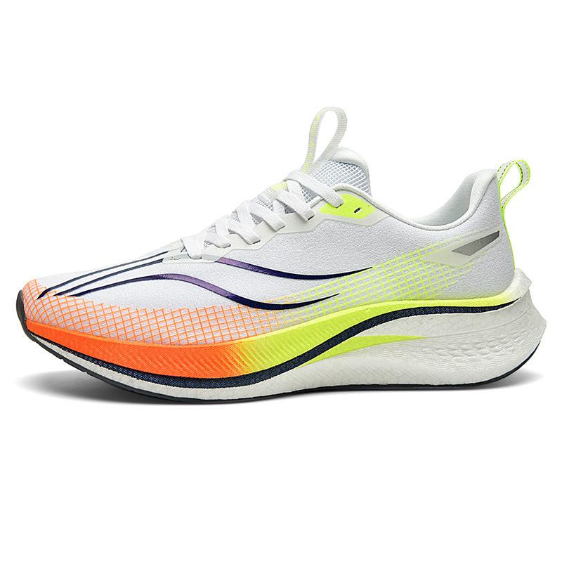 Spring popcorn ultra-light generation shock absorption technology mesh couple sports shoes breathable racing shoes