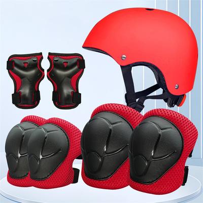 Çocuk koruyucu ekipman kask dirsek diz pedleri 3 4 5 6 7 8 9 10 11 12 yaş arası kız çocukları için Paten ve kayak için uygundur