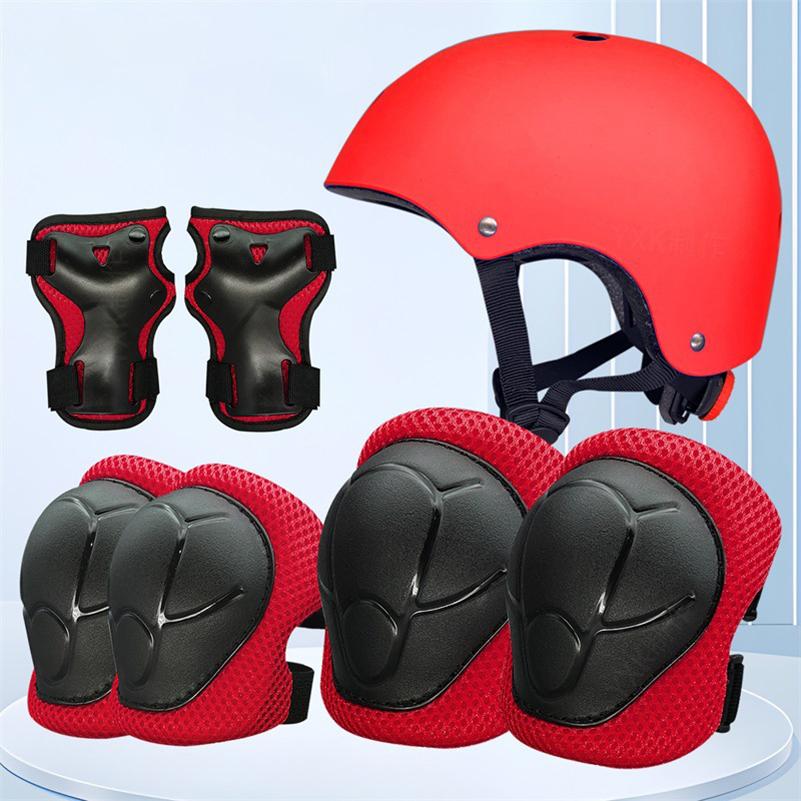 Child protective equipment helmet elbow knee pads for girls aged 3 4 5 6 7 8 9 10 11 12 year boy Suitable for roller skating and skiing