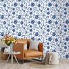 Floral Peel and Stick Wallpaper Boho Multicolor Flower Self Adhesive Removable Wallpaper for Bedroom Cabinets Decor Vinyl Roll
