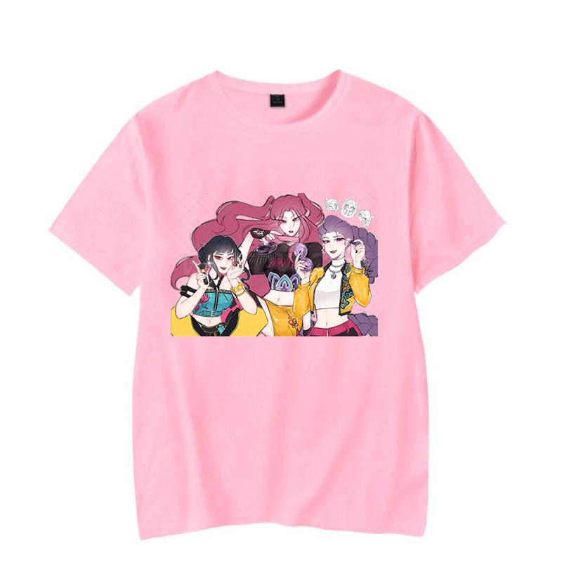 Anime Mode KPop Dämonenjäger Sommer Tops Rumi T-Shirt für Männer Frauen Perfektes Geschenk für Fans Neue koreanische Ulzzang T-Shirts