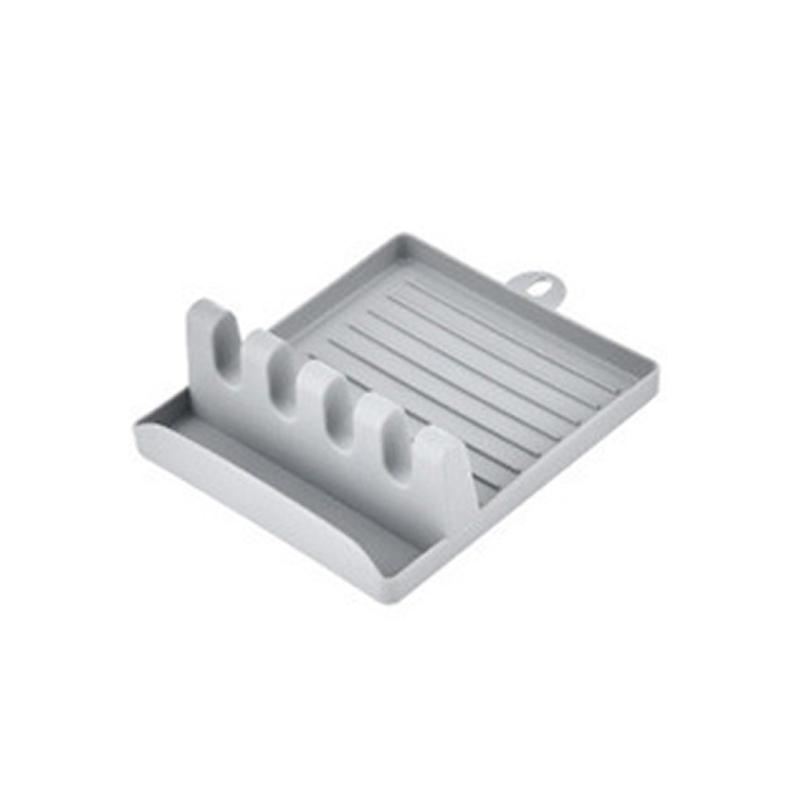 

Держатели кухонных ложек Подставка для крышки кастрюли Крышка кастрюли Инструмент для приготовления пищи Стеллаж для хранения посуды Держатель ложки Палочки для еды Лопатка Сливная стойка Гаджет серый