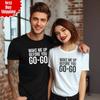 Wake Me Up Before You Go Go T-Shirt Printed Fancy Dress 80s Matching Couple Top