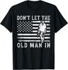 Maglietta Vintage Don't Let The Old Man In Bandiera USA Uomo Chitarra T-Shirt Unisex