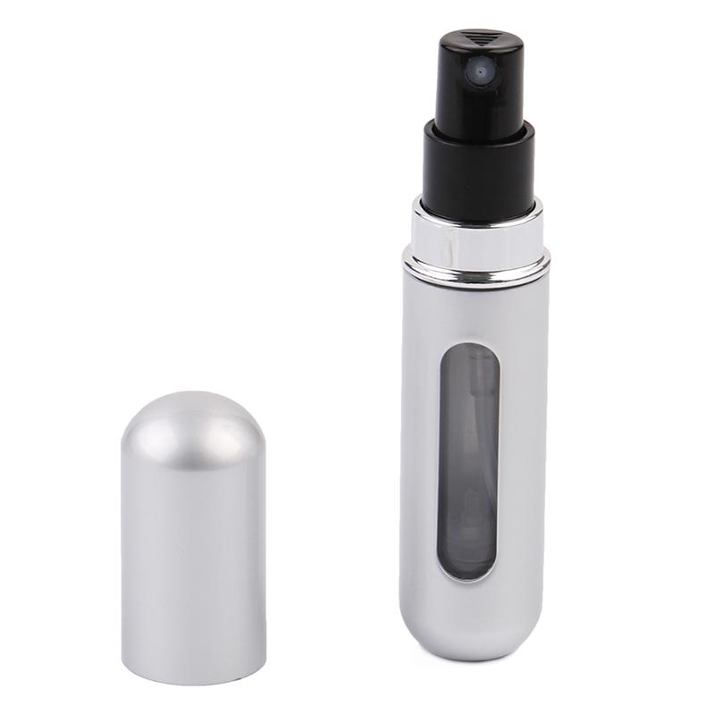 5Ml Travel Portable Refillable Perfume Atomizer Bottle Scent Pump Spray Case