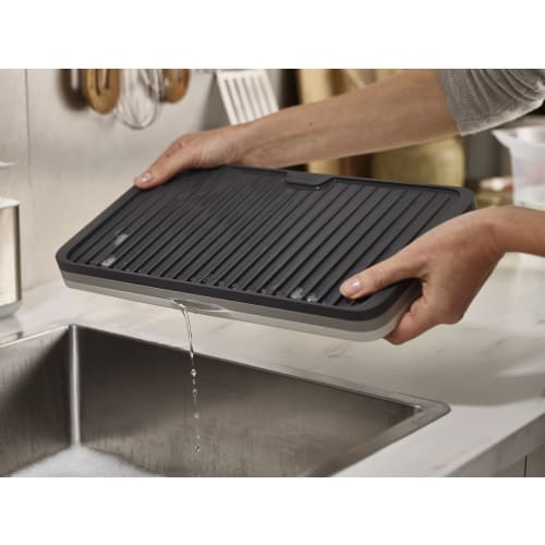 [Authentic] Joseph Joseph Expandable Polypropylene Tear Drainer, Gray, One Size