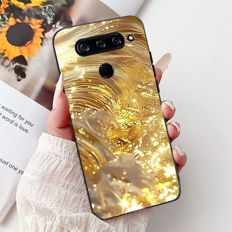 Funda For LG V40 ThinQ Case Cover Silicone Luxury Fashion Cute Cat Cool Shockproof Bumper Casing For LG V405 LM-V405 LM-V409N