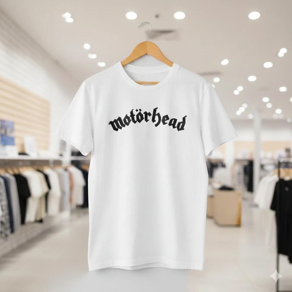 Unisex Adult Classic Music Motorhead Band T-Shirt Classic Logo Rock... S