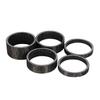 5Pcs Carbon Fiber Washer Road Bicycle Headset Stem Spacer Kit for 5mm, 10mm,15mm