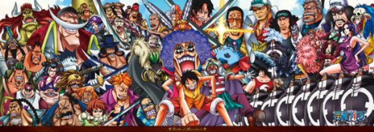 Ensky jigsaw One Piece Marineford Summit War x 352-piece puzzle - (18.2 51.5 cm)