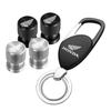 High-quality motorcycle Keychain&Wheel Tire Valve Caps For Honda CRF CB CR XR CRM CBR 125 250 300 350 400 500 600 akq256