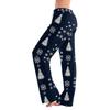 Womens Pajama Pants Sleepwear Casual Drawstring Elastic Waist Pants Comfy Straight Yoga Loose Trousers