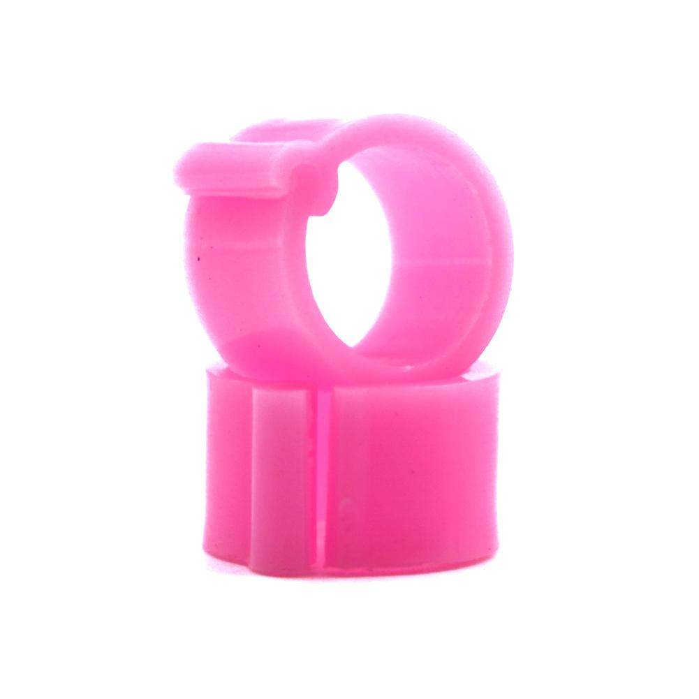 100 Pcs Bird Pigeon Foot Rings 8mm Bayonet Identification Ring Opening Pigeon Ring Color Pigeon Foot Ring Bird Pigeon Supplies